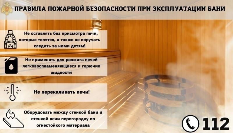 Причинами возникновения пожаров в банях являются.