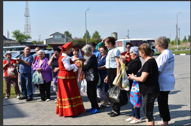 Карсунцы встречали дорогих гостей из г. Лутугино.