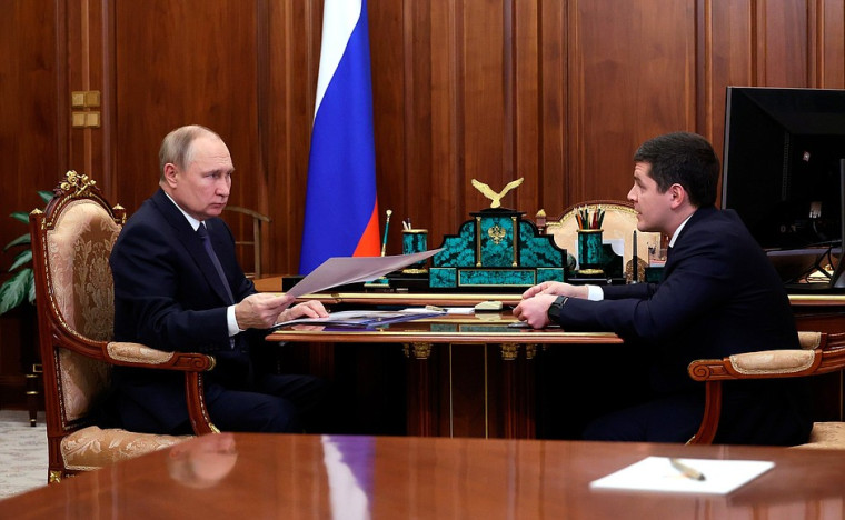 Встреча с губернатором Ямало-Ненецкого автономного округа Дмитрием Артюховым. Встреча с губернатором Ямало-Ненецкого автономного округа Дмитрием Артюховым.