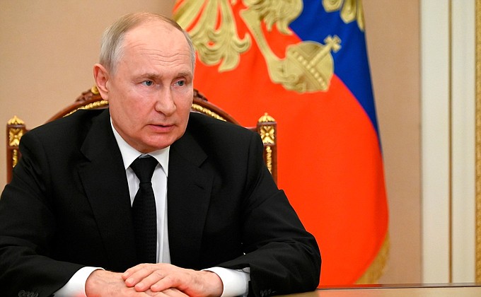 Совещание с постоянными членами Совета Безопасности. Совещание с постоянными членами Совета Безопасности.